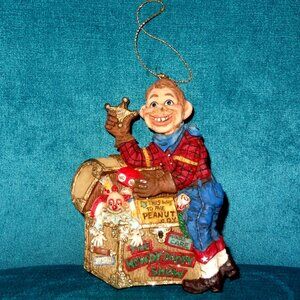 RARE Howdy Doody Ornament Cowboy Clown 4" Ceramic Kurt Adler Christmas 1999